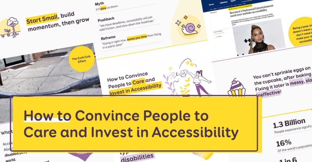 How to Convince People to Care and Invest in Accessibility by Stéphanie Walter