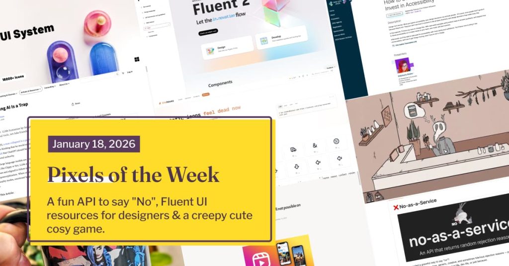 Pixels of the Week – January 18, 2026 by Stéphanie Walter