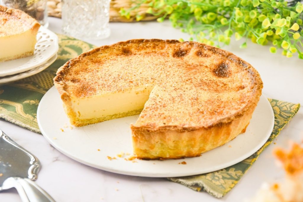 la receta de la auténtica Custard Tart británica
